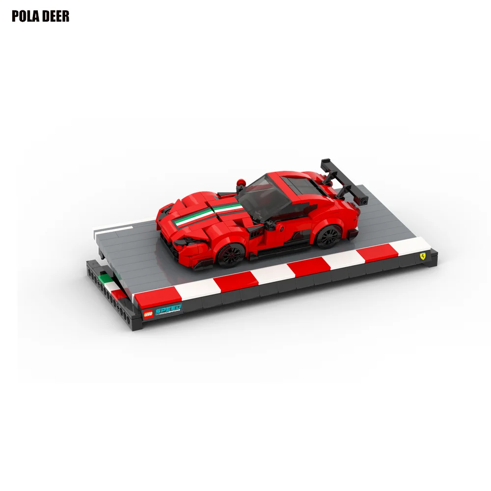 187 шт. Детский конструктор спортивный автомобиль