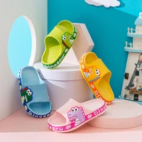 new summer girls and boys sandals slides kids beach sandals 3d dinosaur print kids slippers for bath swimming indoor slipper