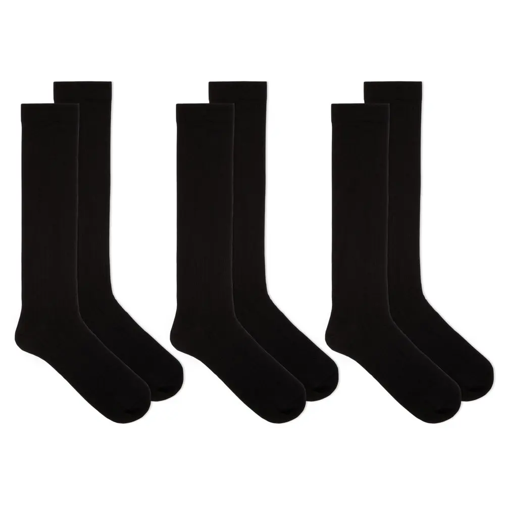 Men`s Graduated Compression Over the Calf Socks 3 Pack