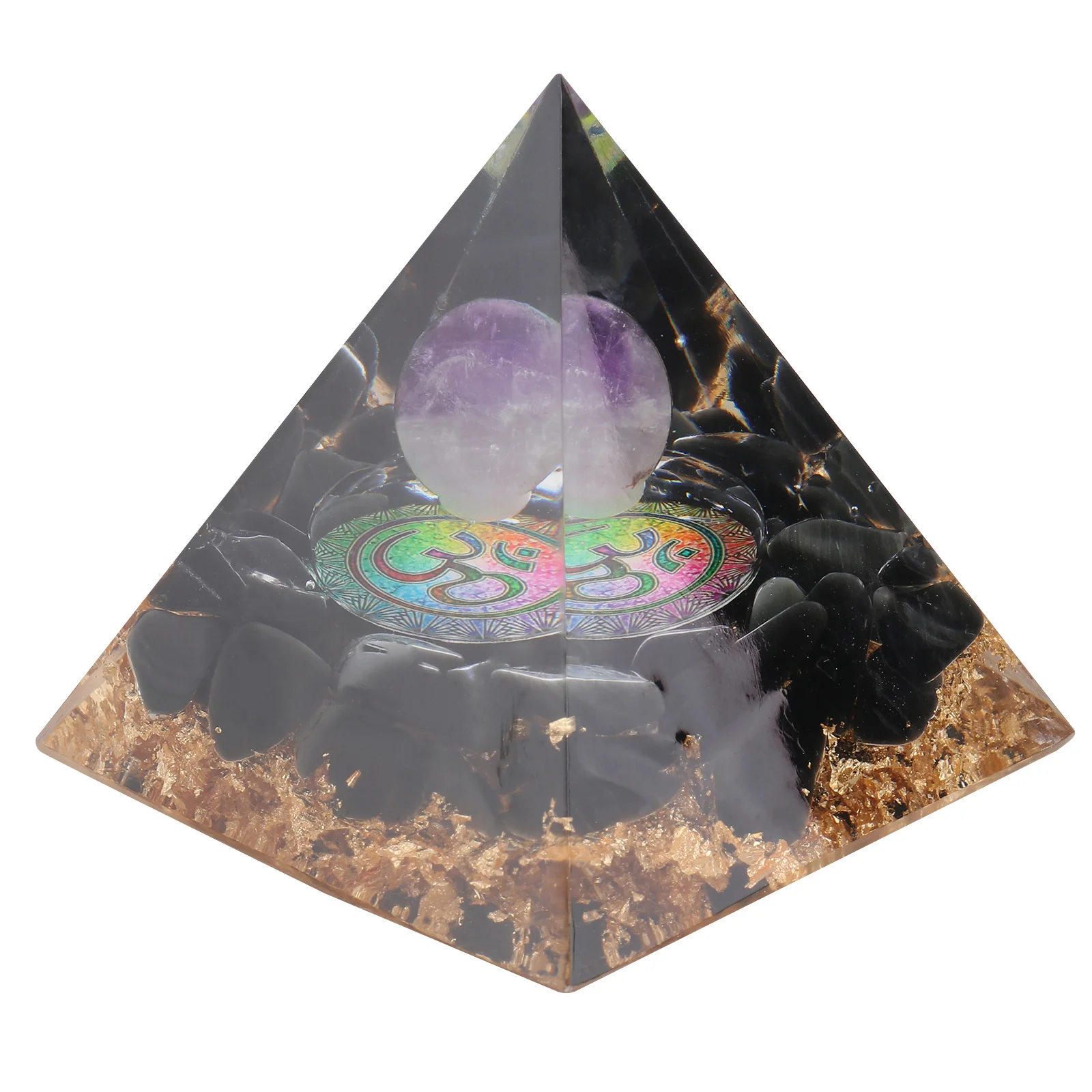 

1Pc Pyramid Adornment Decorative Pyramid Fengshui Decor Home Decor Pyramid for Decor Gift Home
