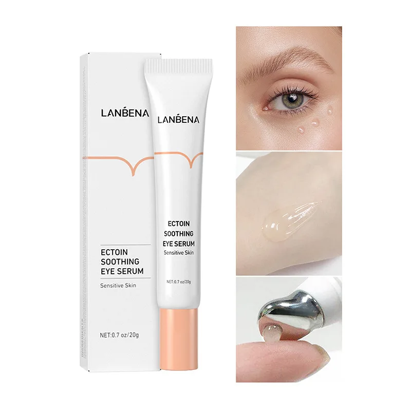 LANBENA Anti Wrinkle Eye Serum Massage Head Ectoin Soothing Eye Cream Against Fade Fine Lines Reduce Puffiness Firming Eye Care