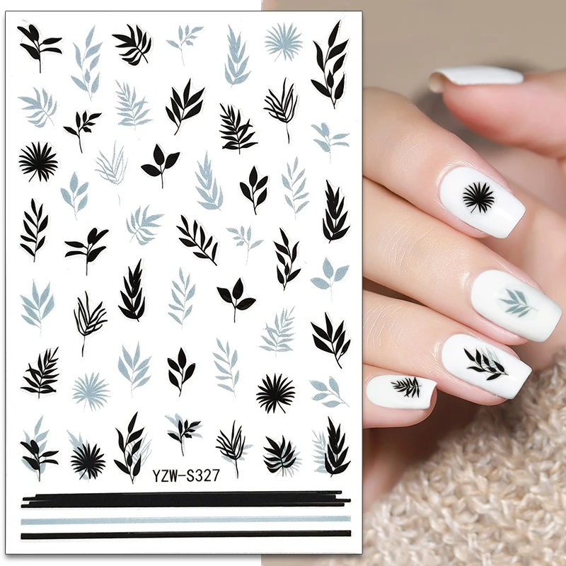 

1Sheet Leaf Design Manicure Stickers for Nails