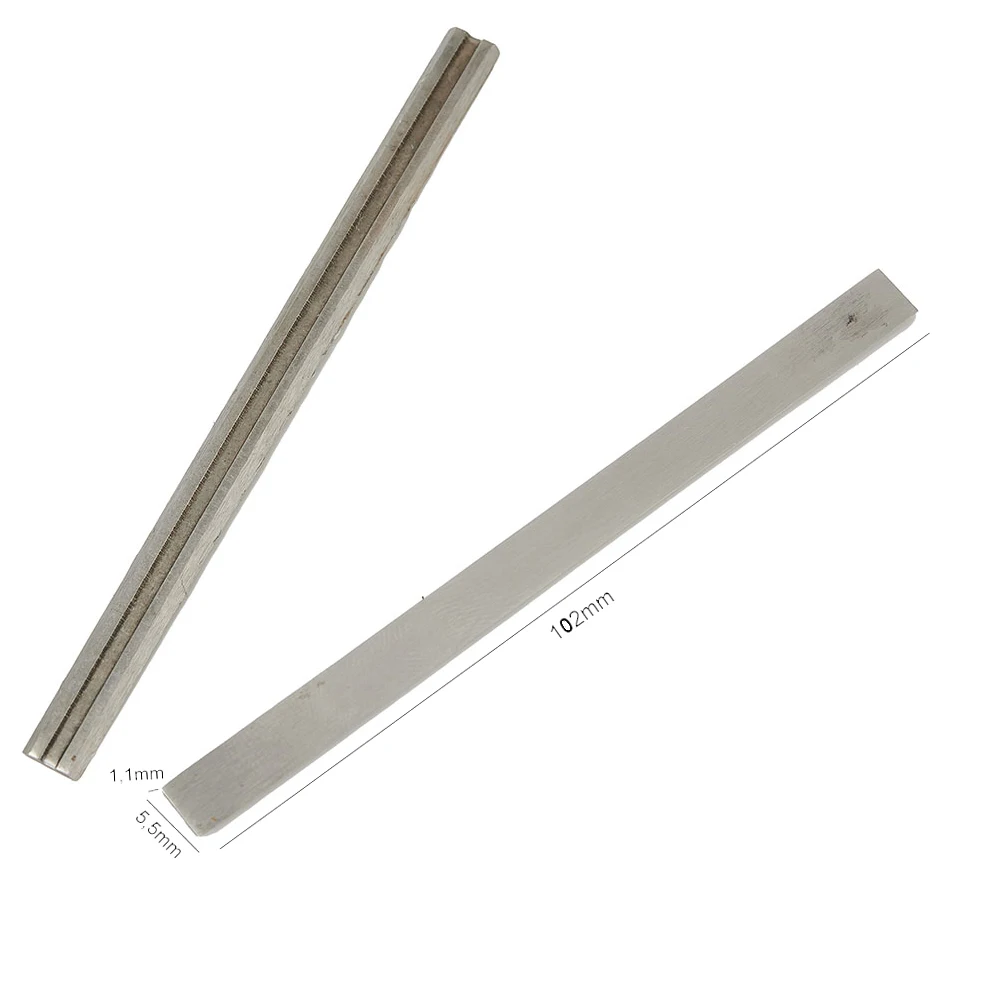 

4 Pcs Planing Blades Reversible 102mm Planer Blade For AEG ATLAS-COPCO EH102 HB750 HBE800 Woodworking Accessories