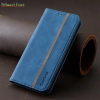 magnetic leather case for samsung galaxy s22 s21 s20 ultra s9 s10 plus case wallet flip cover for samsung s9 s10 s20 fe s21 s22