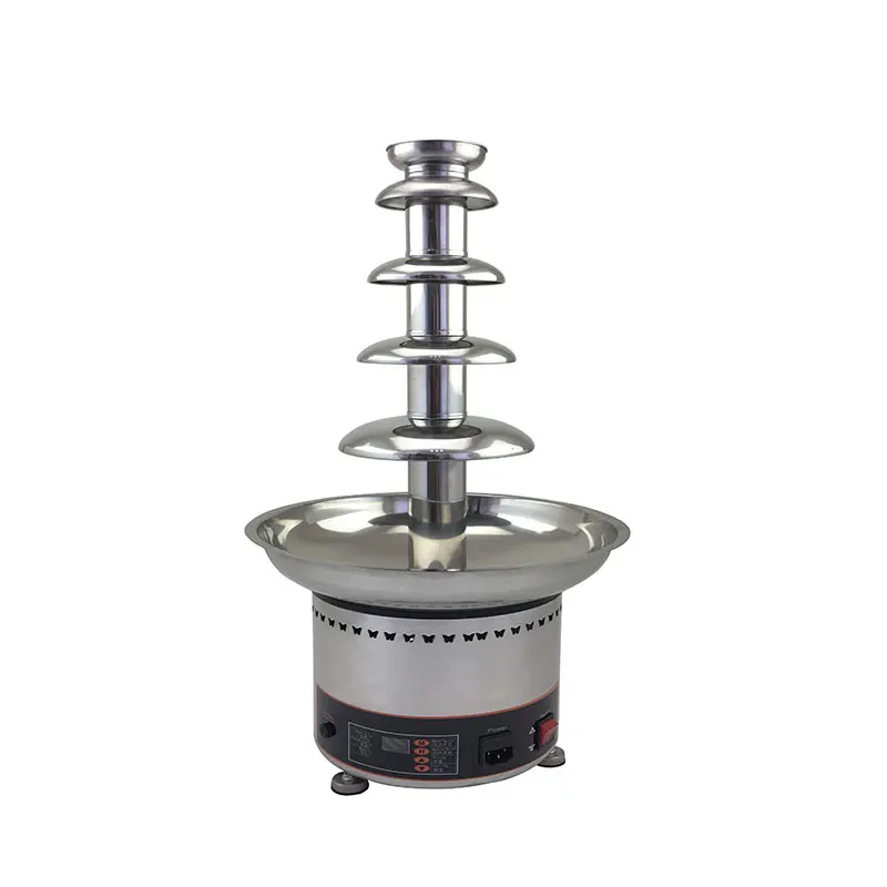 

5 layer chocolate fondue fountain commercial mini chocolate fountain for sale
