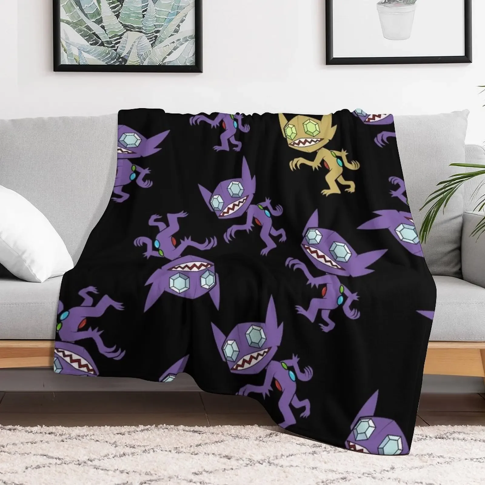 Одеяло с рисунком Sableye диваны летние одеяла