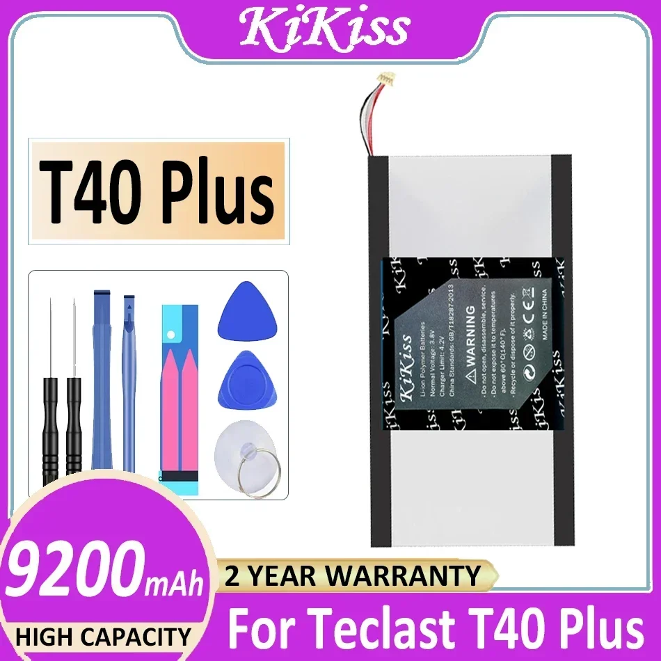 Аккумулятор KiKiss T40Plus 9200 мАч для Teclast T40 Plus/Pro T40Pro аккумулятор планшетного ПК