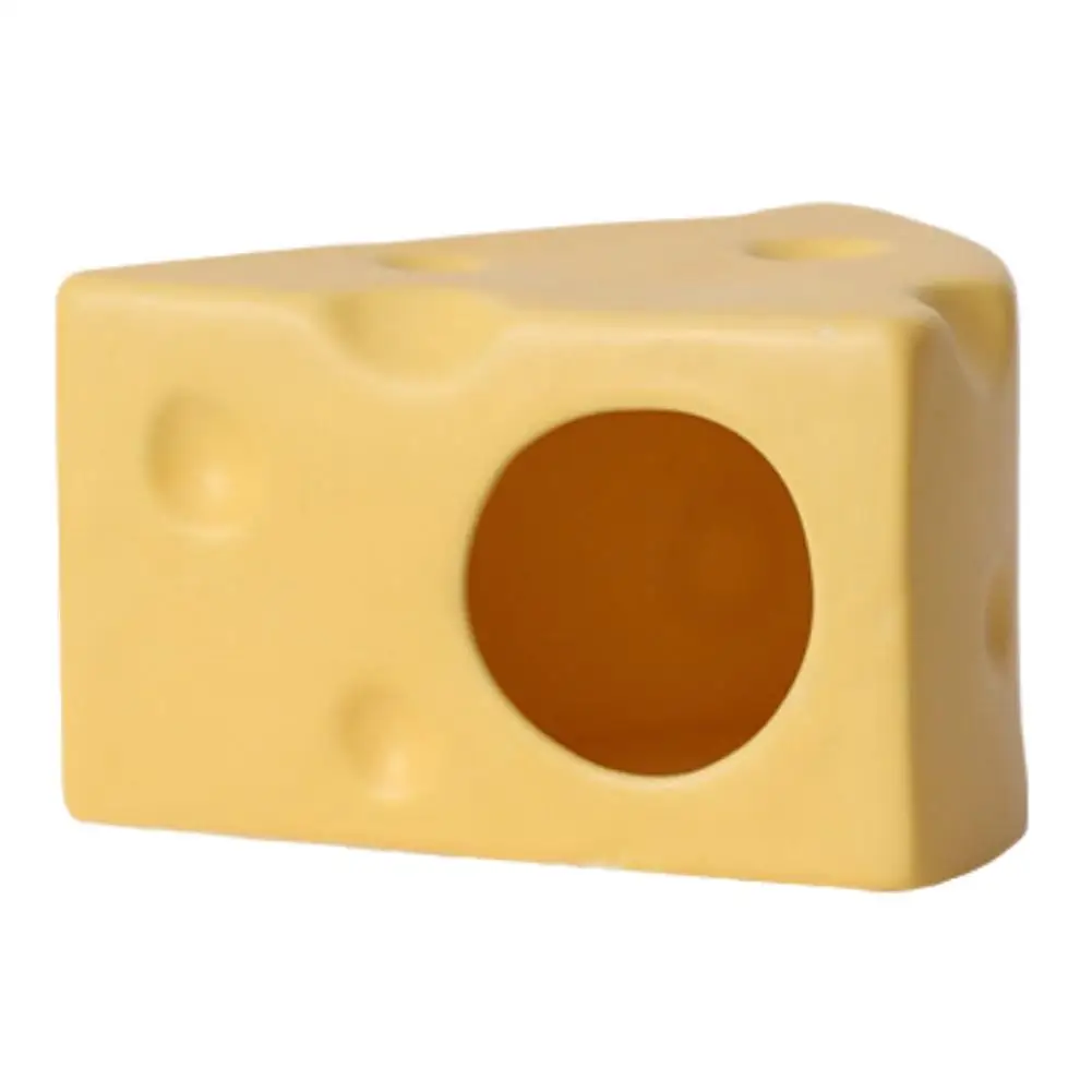 Креативный керамический домик для хомяка в форме сыра симпатичный продукт