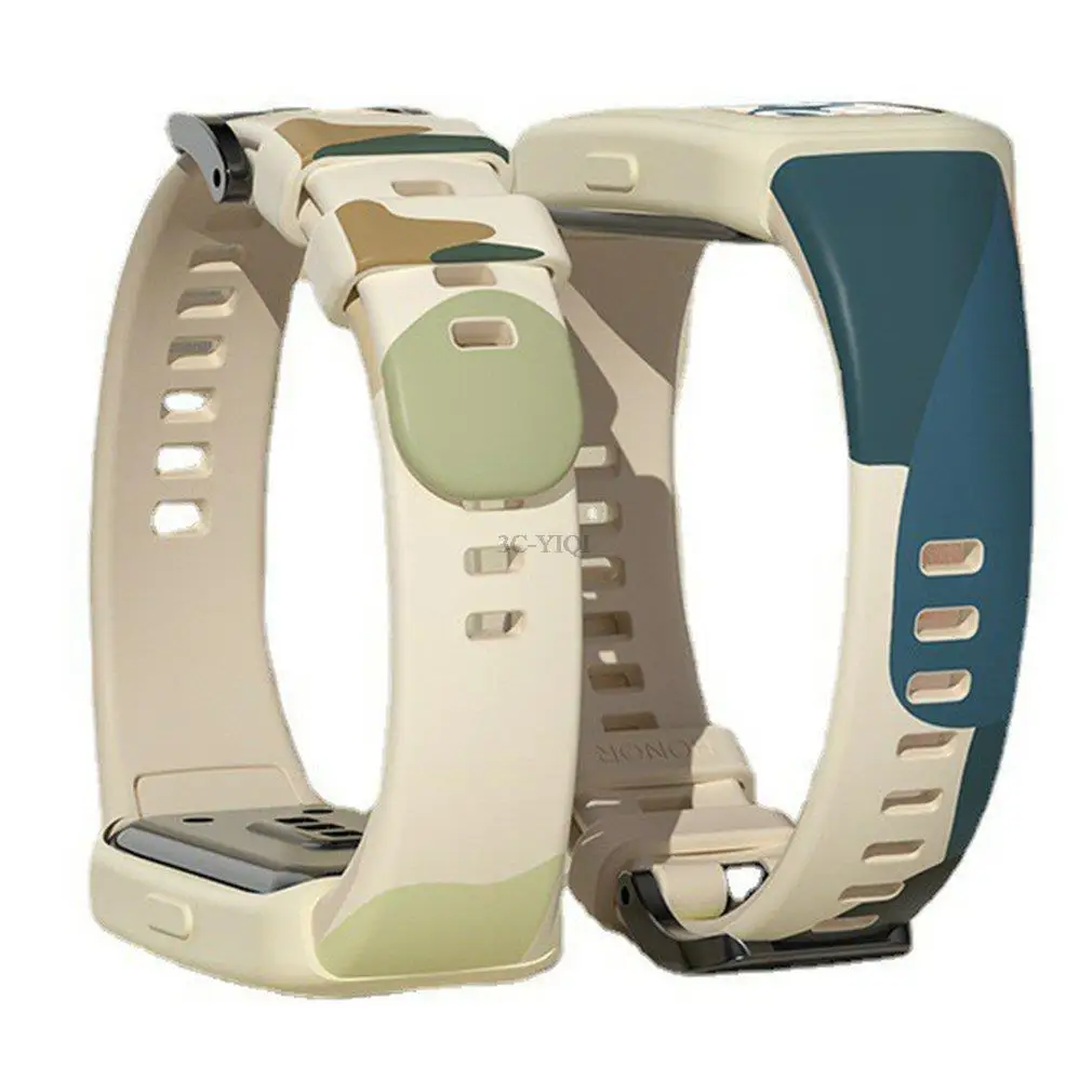 

Soft Silicone Strap For Huawei Honor Band 6 Pro Morandi Color Style Bracelet For Huawei Honor Band 6Pro 6 Adjustable Wristband