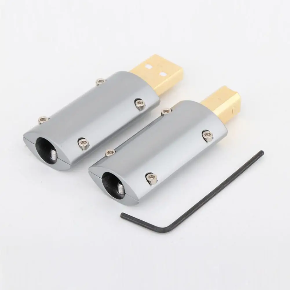 

Monosaudio Hi-end 24k позолоченный Usb 2,0 штекер USB A Usb HiFi кабель DIY декодер Штекер кабель USB Позолоченный разъем R5C4