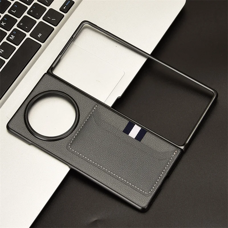 Чехол-книжка для Vivo X Fold 3 Pro с несколькими слотами карт