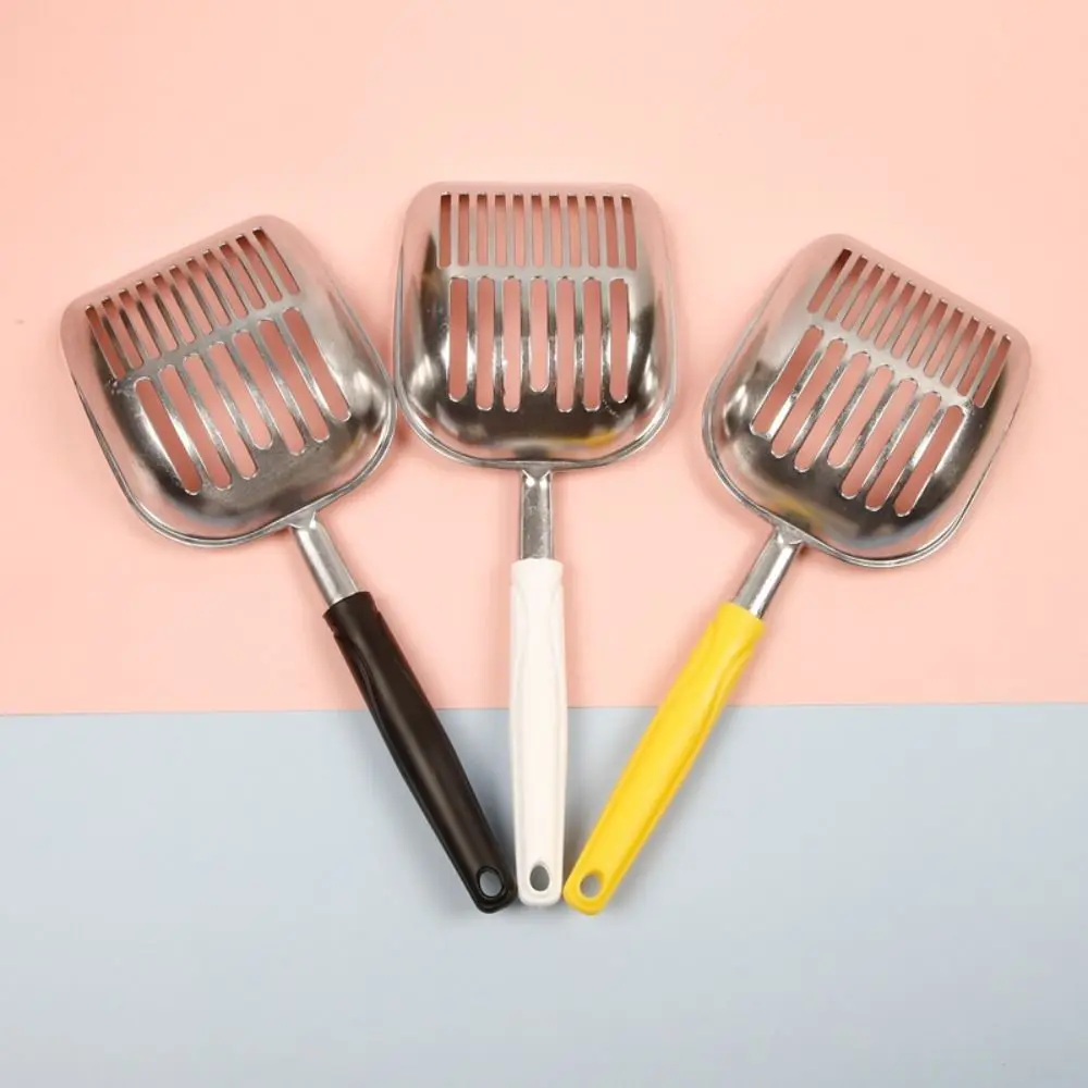

High quality Scoop Tool Rubber Handle Pet Litter Sand Shovel Cleaning Shovel Cat Litter Scoop Sifter