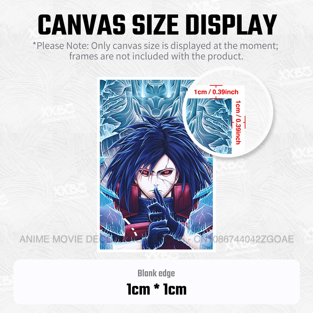 Картина на холсте Наруто Учиха Саске настенное искусство Jiraiya японский аниме