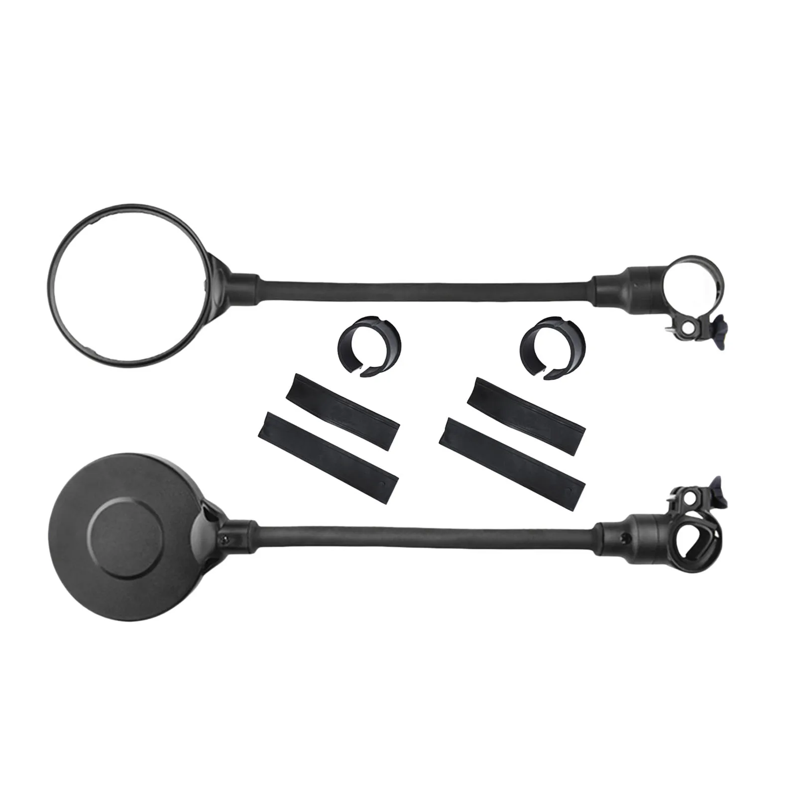 

Handlebar Bicycle Mirror Bike Hose Adjustment Mirrors Safe Crystal Clear Glass Mirror Adjustable Rotatable Bike Mirror Rearview