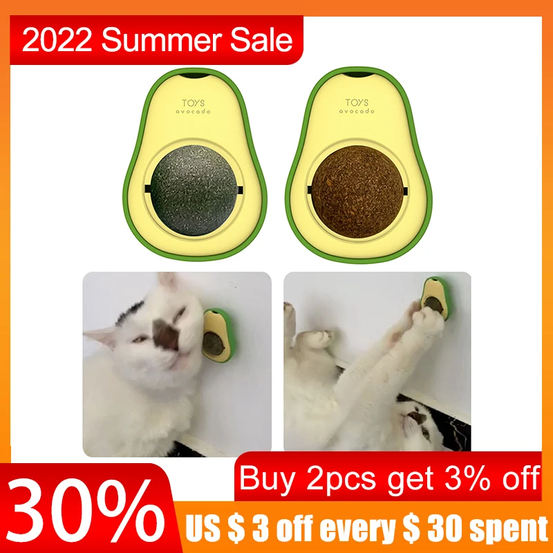 

1/2 шт. мяч для питомца авокадо кошачья игрушка здоровая натуральная кошачья мята кошки для котенка для лечения дома чеканка игра Чистка моля...
