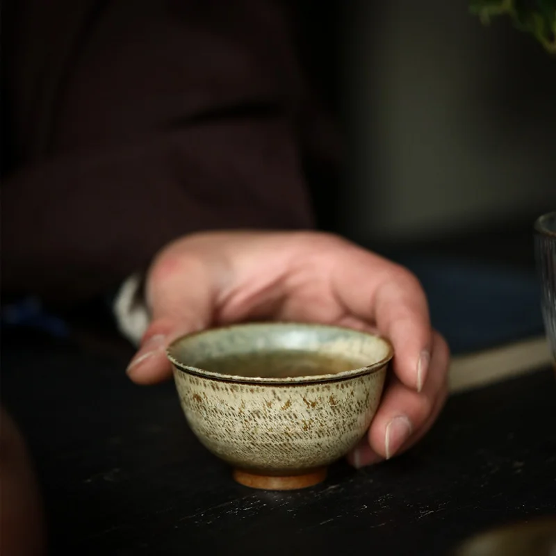 Цзиндэчжэнь ручная работа дерево семейная чашка чайная в ретро стиле чайный