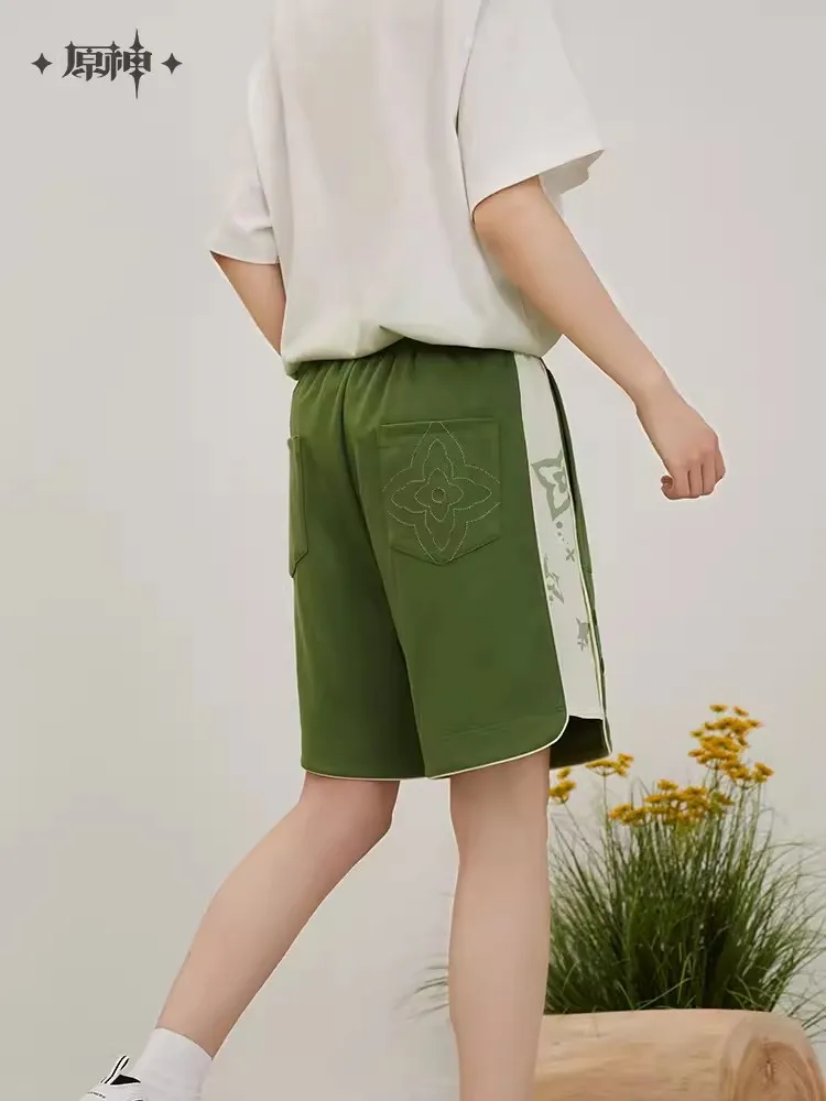 Genshin Impact Official Collaboration Shorts Nahida Collection Cosplay Dress Up Unisex Couple Dress Kawaii Clothing miHoYo New P