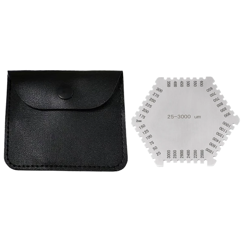 

Гребень для влажной пленки шестигранный промышленный 25-3000 мкм толщина влажной пленки