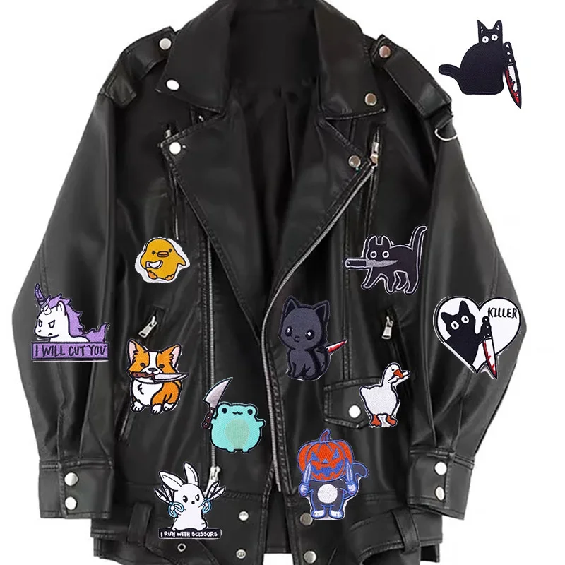 Утюг на заплатках для одежды наклейки одежду Кирки ткань вышитая нашивка