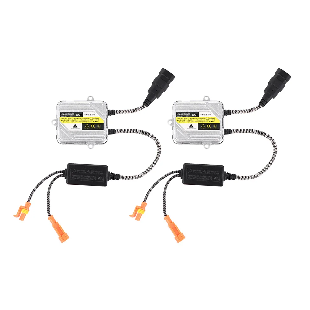 

2pcs Universal Practical 55W HID Ballast Xenon Lamp Ballast Car Fast Start Ballast