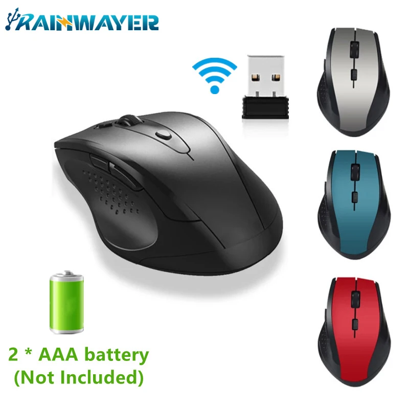 

Беспроводная Игровая USB-мышь, 2,4 ГГц, 6 клавиш