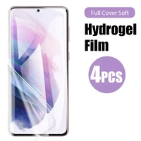 4pcs hydrogel film screen protector for samsung s21 ultra s20 fe s10 plus screen protector for samsung a52 a32 a51 a50 a72 film