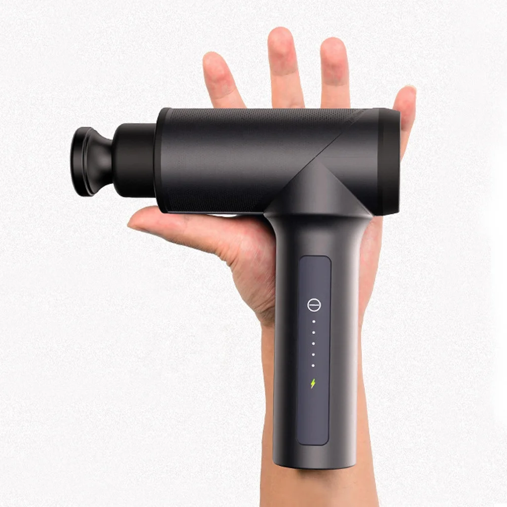

Multi function 5 levels speed rechargeable handheld deep tissue gun massager for man
