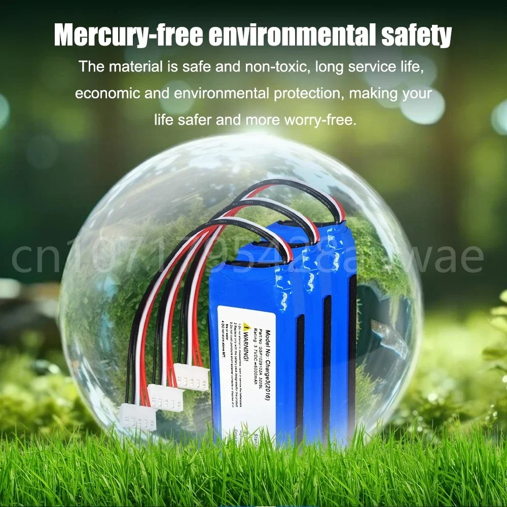 ГСП 1029102 Литиевая аккумуляторная батарея 3 7 В 6000 мАч замена для JBL Charge 2016 версия