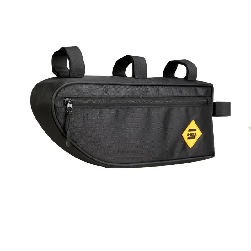 

Durable Slider Beam Bag Large Capacity Waterproof Bike Bag Good Texture Bicycle Triangle Bag Four-point Fixing Reflective Logo