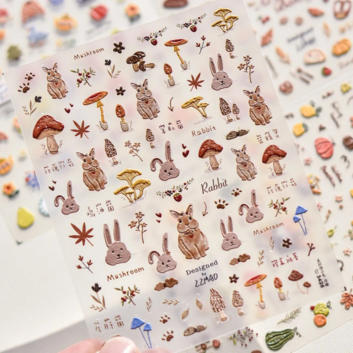 Наклейки для дизайна ногтей в ассортименте