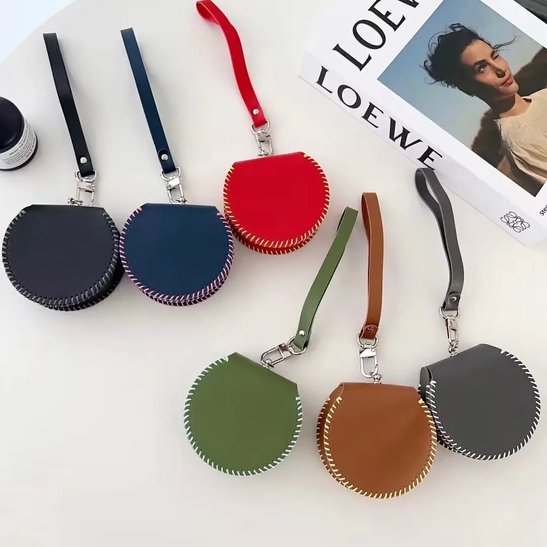 

Модный кожаный кошелек для монет, искусственная кожа для Airpods 1 2 3 для Airpods Pro 2, защитный чехол для беспроводных Bluetooth наушников