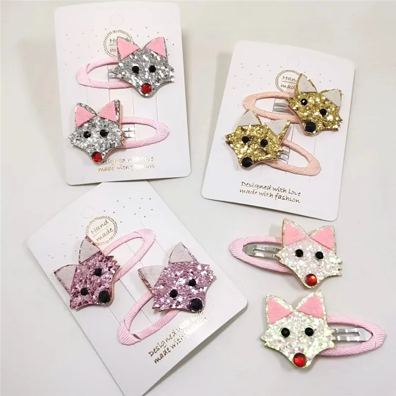 

20 шт./партия, заколки для волос в виде животных