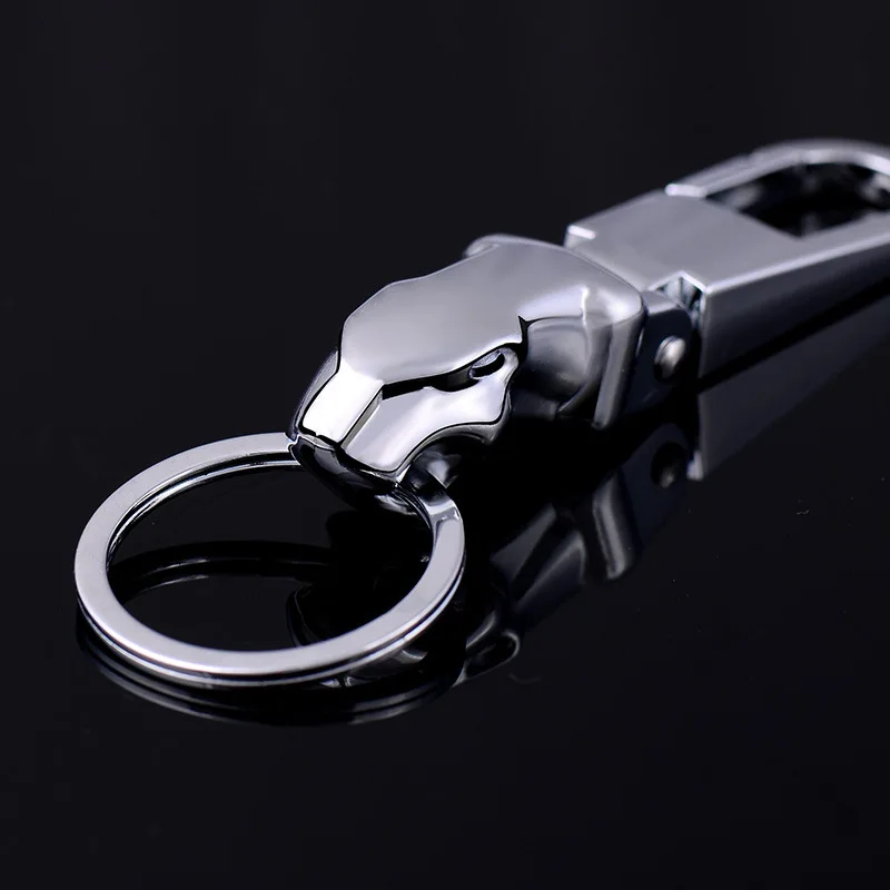 Брелок для ключей из цинкового сплава подвеска с головой леопарда Jaguar F-pace XJ XE XF S147