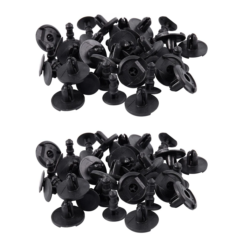 

40 Pcs Fender Lock Push Screw Pin Clips