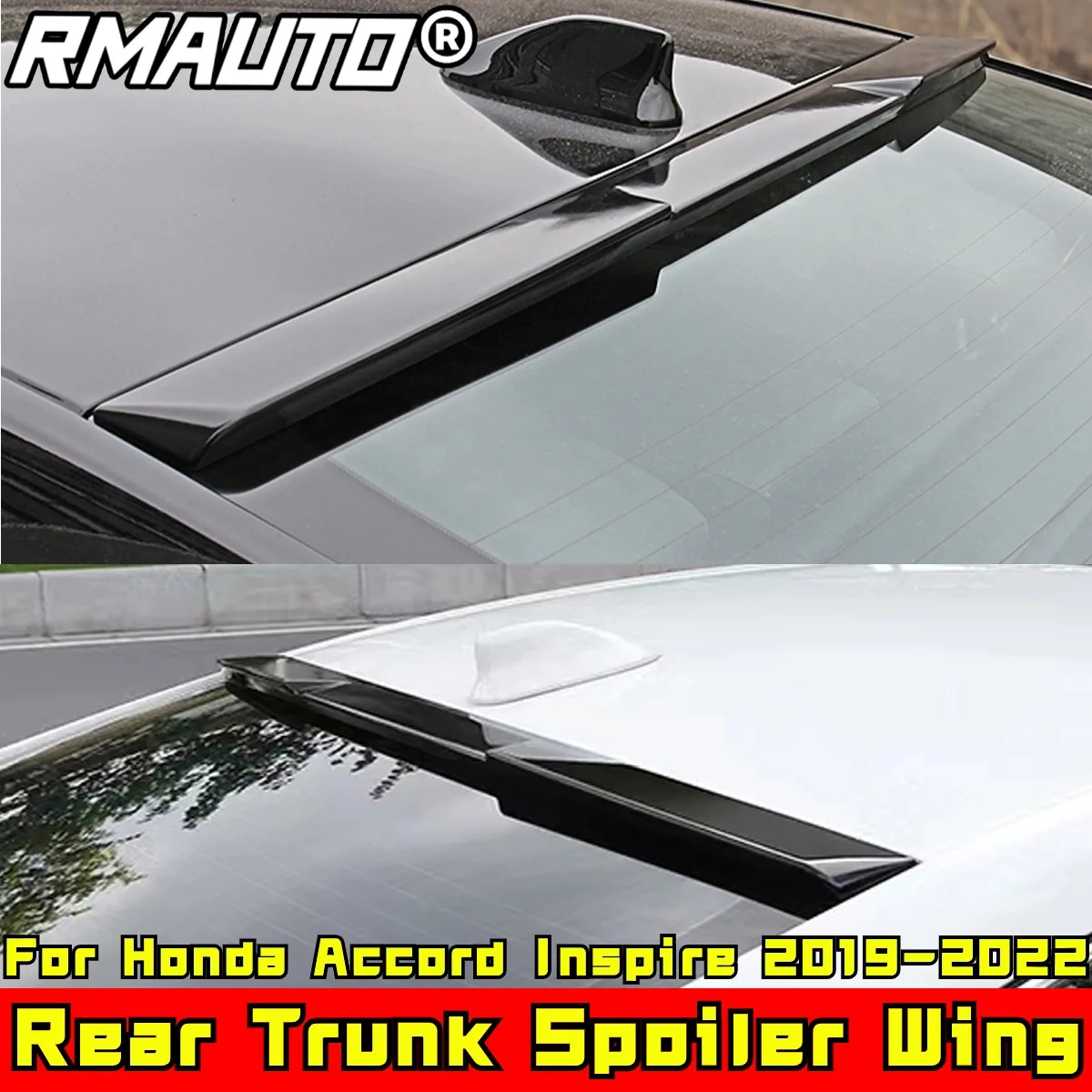 Спойлер на крышу Inspire глянцевый черный стиль лезвия задний спойлер багажник