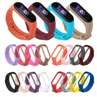 2022 soft band bracelet for mi band 4 5 6 7 silicone strap for mi band 7 bracelet wrist strap miband 5 wriststrap for mi band 3