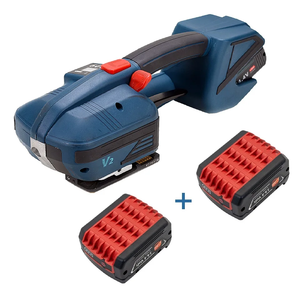 

V2 Electric Strapping Machine Automatic Packaging Tool for 1/2-5/8 inch PP/PET Belt Handheld Electric Wrapping Tools