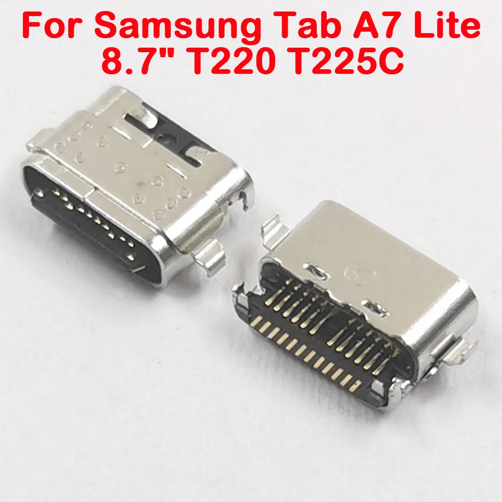 

2-10pcs Type-C USB DC Power Jack Connector For Samsung Tab A7 Lite 8.7" T220 T225C USB Type C USB3.1 Charging Port Plug Socket