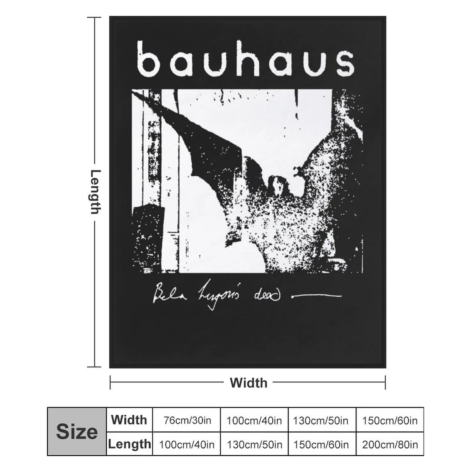 Одеяло BauhausBat Wings Bela Lugosis Dead идеи подарков на день Святого Валентина одеяла в стиле