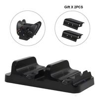 dual charger for xbox one slimx controller gamepad battery charger joystick charging base dock station stand gaming accessories