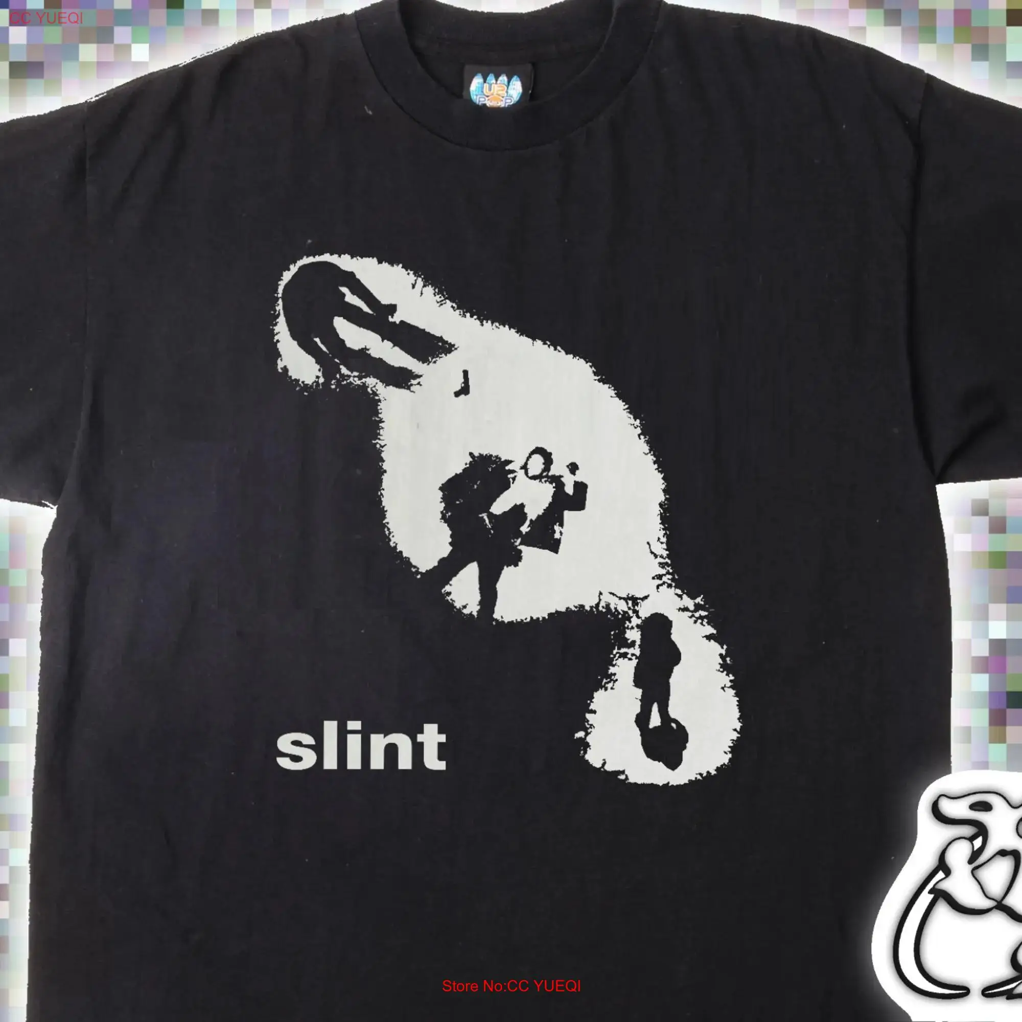 Футболка Slint Glenn Post Hardcore Band с длинными или короткими рукавами