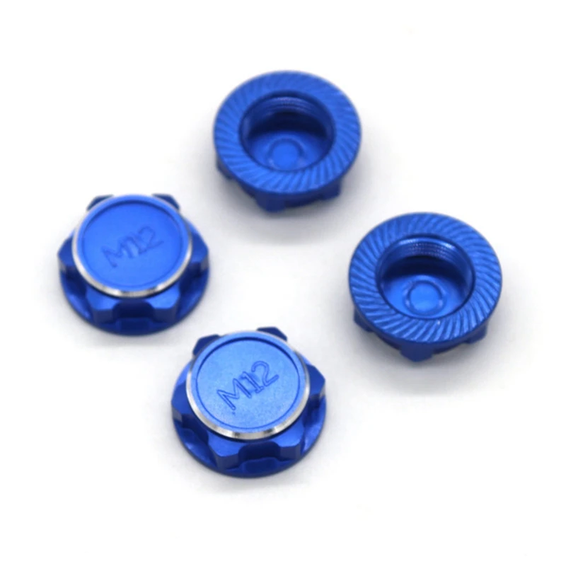 4 шт. 17 мм металлическая крышка колесной шестигранной гайки M12 для 1/7 King Motor KM RC Rally