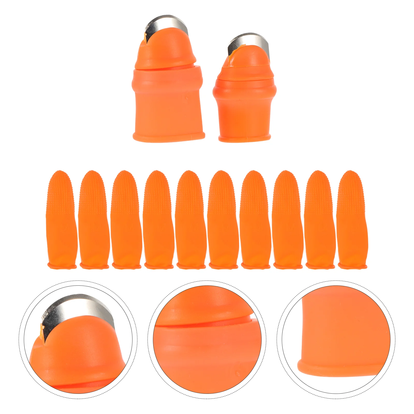 

Pepper Picker Vegetable Picking Tool Silicone Finger Protector Fruit Device