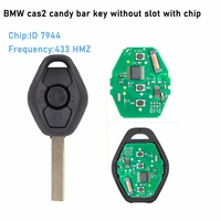 remote key case for bmw 5 series e46 e60 e83 e53 e36 e38 cas2 system with id46 chip hu92 blade 868 mhz 3 buttons