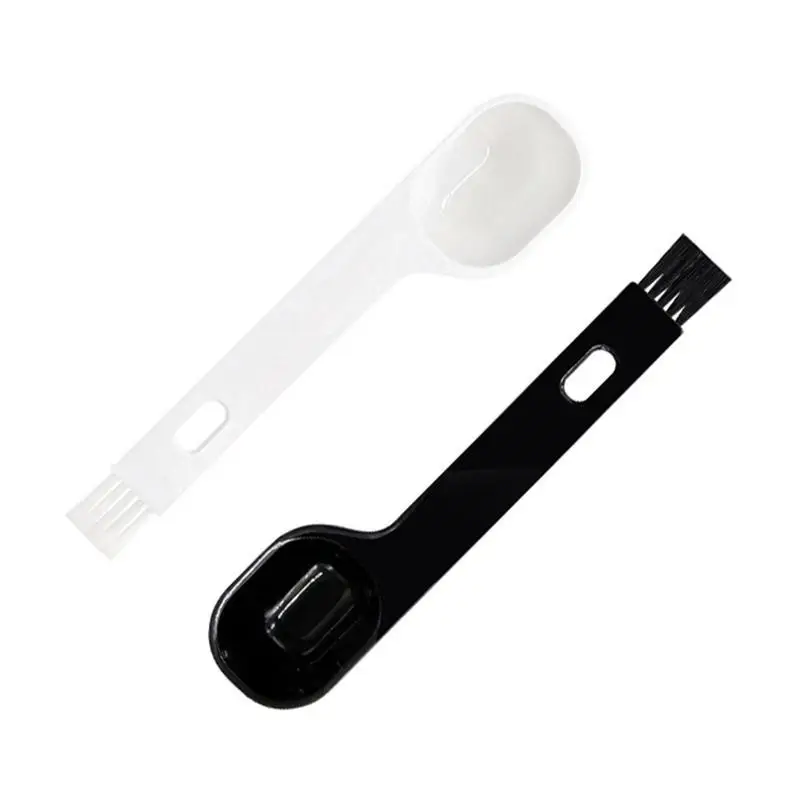 

Portable Coffee Brush Machine Cleaner 2 In 1 With Spoon Espresso Grinder Reusable Brushes For Home Kitchen Drinking Accessories