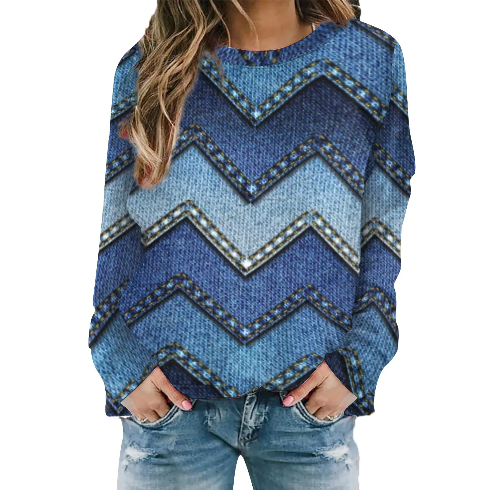 

Контрастная Толстовка в полоску с надписью на молнии, Женский пуловер, повседневные этнические толстовки F, Женская флисовая толстовка для ...