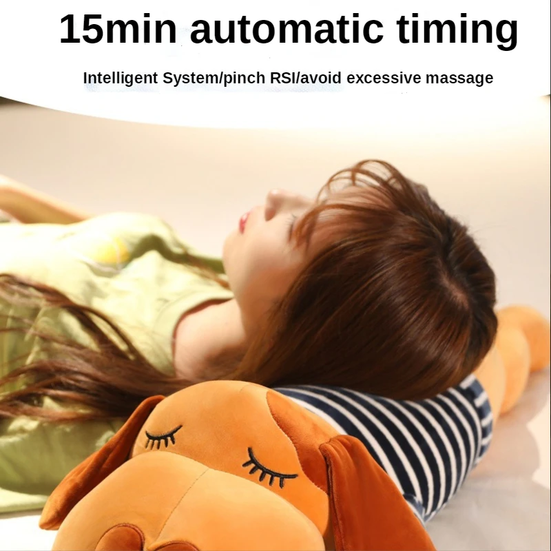 Электрическая массажная подушка с единорогом плюшевая игрушка