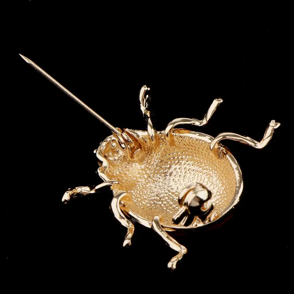 Эмалированная брошь в виде божьей коровки булавки для лацканов значок костюма