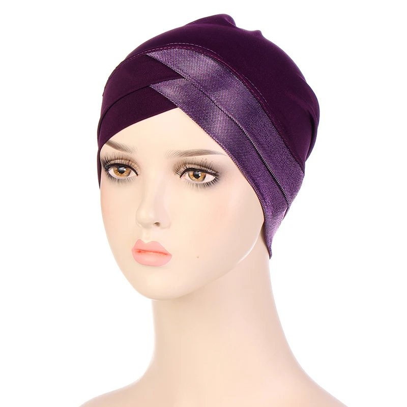 Forehead Cross Muslim Turbans For Women Hijab Caps Indian Hats Stretch  Islamic Inner Hijab Cap Women Turban Caps Arab Wrap 2022