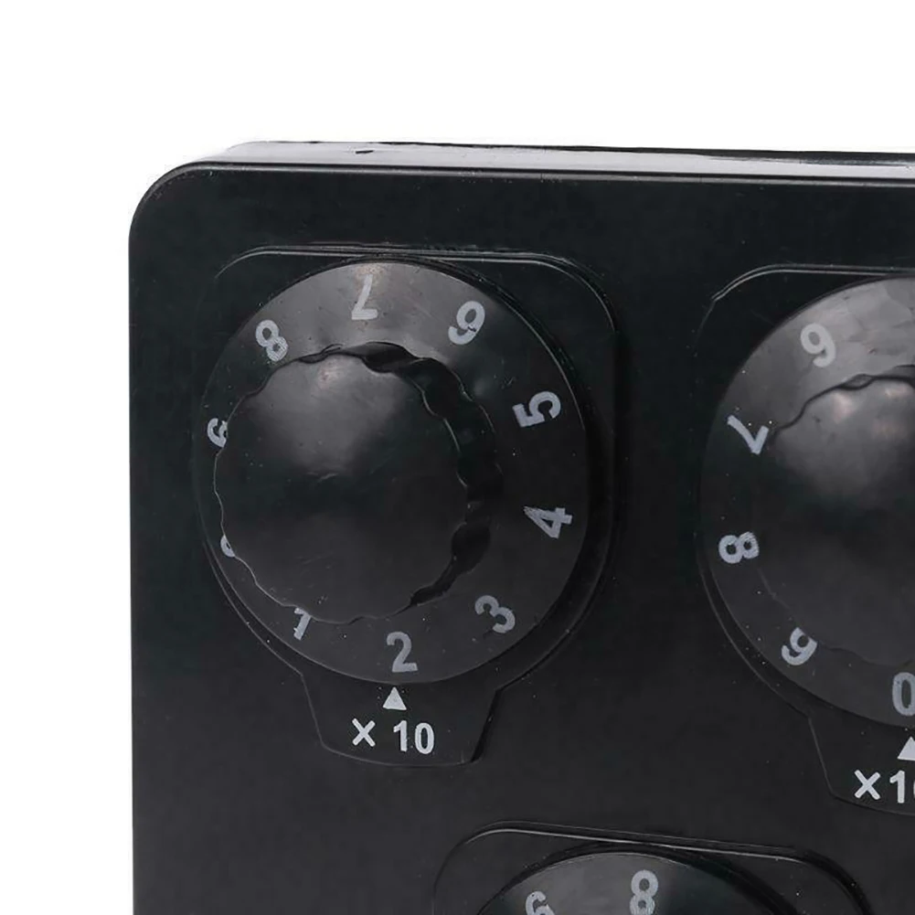 Сопротивление резистора 5 переключаемых диапазонов 9999 9 Ом десятилетние коробки